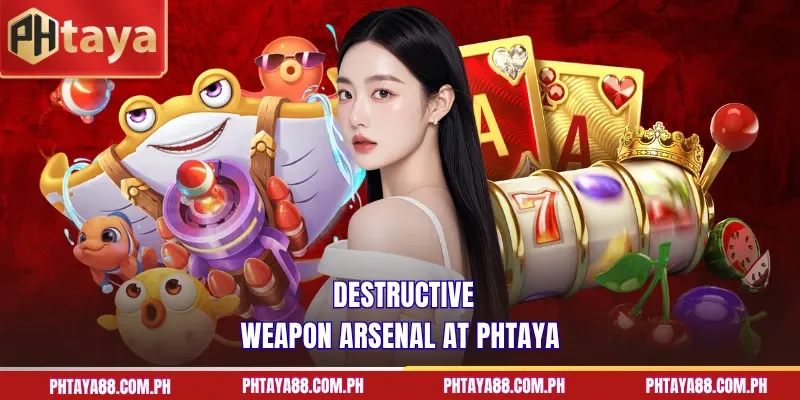 Destructive weapon arsenal at PHTAYA